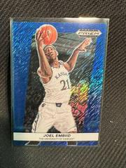 Joel Embiid [Blue Shimmer] Basketball Cards 2022 Panini Prizm Draft Picks Prices