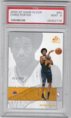 Chris Porter #90 Basketball Cards 2000 SP Game Floor Prices