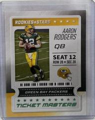 Aaron Rodgers [Green] Football Cards 2020 Panini Rookies & Stars Ticket Masters Prices