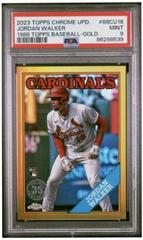 Jordan Walker [Gold] Baseball Cards 2023 Topps Chrome Update 1988 Prices
