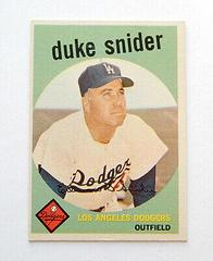 Duke Snider Baseball Cards 1959 Topps Prices