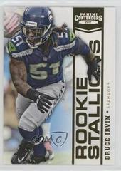 Bruce Irvin [Gold] #14 Football Cards 2012 Panini Contenders Rookie Stallions Prices
