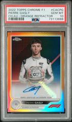 Pierre Gasly [Orange] #CAC-PG Racing Cards 2022 Topps Chrome Formula 1 Autographs Prices