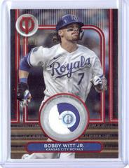 Bobby Witt Jr. [Red] #SOA-BW Baseball Cards 2024 Topps Tribute Stamp of Approval Prices