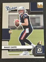 Bailey Zappe #TR-4 Football Cards 2022 Panini Donruss Optic The Rookies Prices