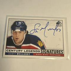 Scott Mellanby #CL-SM Hockey Cards 2020 SP Signature Edition Legends Century Prices