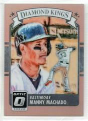 Manny Machado [Pink] #3 Baseball Cards 2016 Panini Donruss Optic Prices