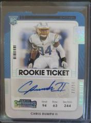 Chris Rumph II [Autograph Stub] Football Cards 2021 Panini Contenders Prices