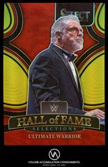 Ultimate Warrior [Gold Prizm] Wrestling Cards 2022 Panini Select WWE Hall of Fame Selections Prices