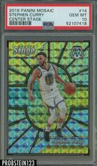 Stephen Curry #14 Basketball Cards 2019 Panini Mosaic Center Stage Prices