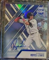 Royce Lewis [Autograph Aspirations Blue] #1 Baseball Cards 2017 Panini Elite Extra Edition Prices
