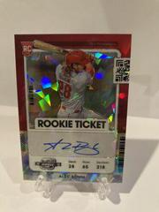 Alec Bohm [Optic Autograph Cracked Ice] #137V Baseball Cards 2021 Panini Contenders Prices
