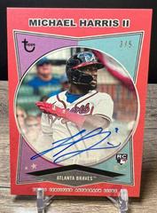 Michael Harris II [Red] #AC-MH Baseball Cards 2023 Topps Brooklyn Collection Autographs Prices