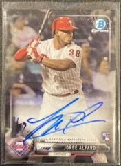 Jorge Alfaro [Chrome] #CRA-JA Baseball Cards 2017 Bowman Rookie Autographs Prices