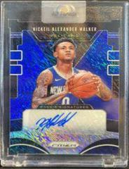 Nickeil Alexander Walker [Blue Shimmer] #NAW Basketball Cards 2019 Panini Prizm Rookie Signatures Prices