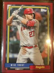 Mike Trout [Red] #T92-3 Baseball Cards 2021 Topps Update 1992 Redux Prices