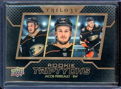 Jacob Perreault Hockey Cards 2022 Upper Deck Trilogy Rookie Triptychs Prices