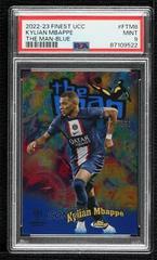 Kylian Mbappe [Blue] #FTM-8 Soccer Cards 2022 Topps Finest UEFA Club Competitions The Man Prices