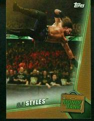 AJ Styles [Bronze] Wrestling Cards 2019 Topps WWE Money in the Bank Prices