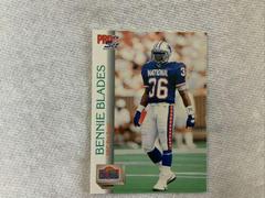Bennie Blades #403 Football Cards 1992 Pro Set Prices
