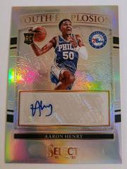 Aaron Henry Basketball Cards 2021 Panini Select Youth Explosion Signatures Prices