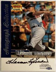 Harmon Killebrew Baseball Cards 1999 Sports Illustrated Greats of the Game Autographs Prices