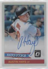 Austin Hays [Holo] Baseball Cards 2018 Panini Donruss Optic Rated Rookie Retro 1984 Signatures Prices