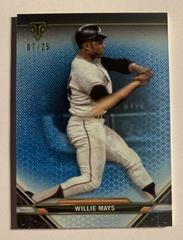 Willie Mays [Sapphire] #88 Baseball Cards 2021 Topps Triple Threads Prices