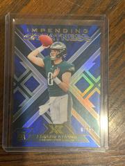 Carson Strong [Blue] #IMG-11 Football Cards 2022 Panini XR Impending Greatness Prices