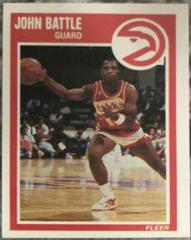 John Battle #1 Basketball Cards 1989 Fleer Prices