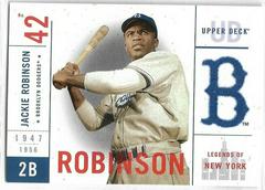 Jackie Robinson #7 Baseball Cards 2001 Upper Deck Legends of NY Prices