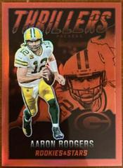 Aaron Rodgers [Red] Football Cards 2022 Panini Rookies & Stars Thrillers Prices