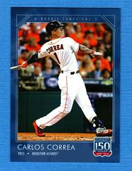 Carlos Correa #69 Baseball Cards 2019 Topps 150 Years of Baseball Prices