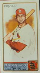 Albert Pujols [Mini A&G Back] #100 Baseball Cards 2011 Topps Allen & Ginter Prices