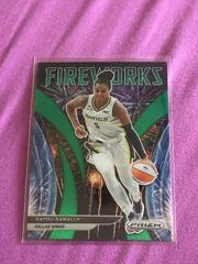 Satou Sabally [Green] Basketball Cards 2022 Panini Prizm WNBA Fireworks Prices