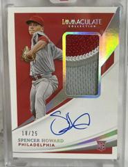 Spencer Howard [Patch Autograph Holo Silver] #112 Baseball Cards 2021 Panini Immaculate Collection Prices