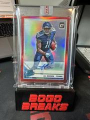 A.J. Brown [Red] #164 Football Cards 2019 Donruss Optic Rated Rookie Autographs Prices