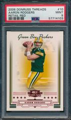 Aaron Rodgers [Retail Red] #46 Football Cards 2008 Panini Donruss Threads Prices