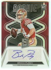 Brock Purdy #40 Football Cards 2022 Panini Spectra Rookie Autographs Prices