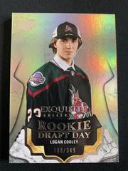 Logan Cooley #RDD-LC Hockey Cards 2023 Upper Deck Black Diamond Exquisite Collection Rookie Draft Day Prices
