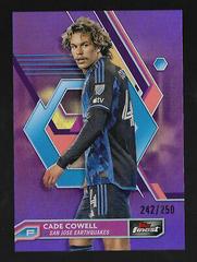 Cade Cowell [Purple Refractor] #44 Soccer Cards 2023 Finest MLS Prices