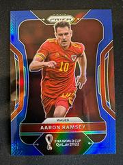 Aaron Ramsey [Blue] #295 Soccer Cards 2022 Panini Prizm World Cup Prices