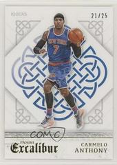 Carmelo Anthony [Gold] Basketball Cards 2015 Panini Excalibur Prices