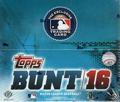 Hobby Box Baseball Cards 2016 Topps Bunt Prices