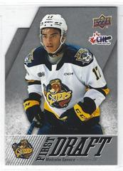 Malcolm Spence Hockey Cards 2022 Upper Deck CHL First Draft Prices