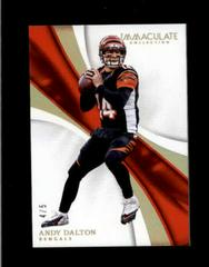 Andy Dalton [Gold] #19 Football Cards 2017 Panini Immaculate Collection Prices