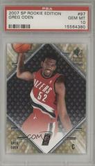 Greg Oden #97 Basketball Cards 2007 SP Rookie Edition Prices