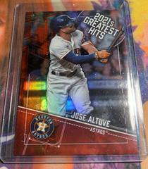 Jose Altuve [Red] Baseball Cards 2022 Topps 2021’s Greatest Hits Prices