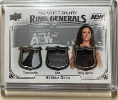 Serena Deeb Wrestling Cards 2021 Upper Deck AEW Spectrum Ring Generals Relics Prices