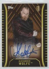 Alexander Wolfe [Bronze] Wrestling Cards 2018 Topps WWE NXT Autographs Prices